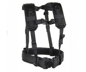 BH LOADBEARING SUSPENDERS/HRNS BLK