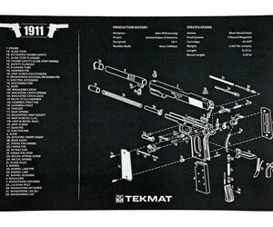TEKMAT PISTOL MAT 1911 BLK