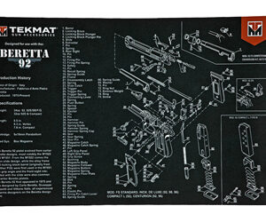 TEKMAT PISTOL MAT BERETTA 92 BLK