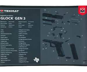 TEKMAT PISTOL MAT FOR GLOCK GEN3
