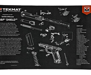 TEKMAT PISTOL MAT S&W M&P SHIELD BLK