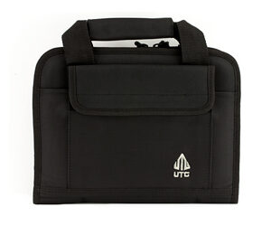 UTG DELUXE SINGLE PISTOL CASE BLK