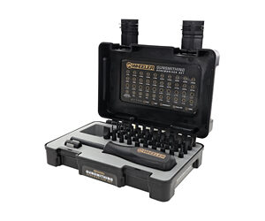 Wheeler Gunsmithing Screwdriver Set - 42 Bits and Hard Case, Black