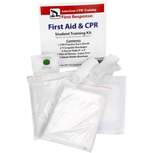 CPR & First Aid Student Training Kit, 8 Pieces