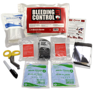 Personal Bleeding Control Kit in Vacuum Bag - Stop the Bleed Kit