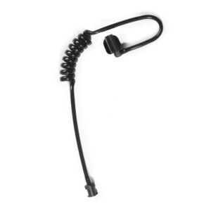 Black acoustic audio tube