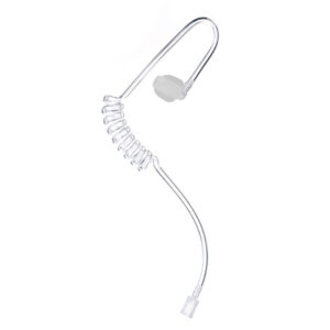 Clear acoustic audio SHORT tube with metal threading