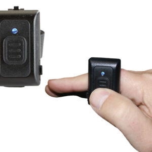 Bluetooth finger switch BLE with USB-C cable and Velcro strap