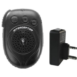 Interceptor Bluetooth Speaker Microphone with Dual PTT 2-Pin for Kenwood NX220/NX240V/NX320