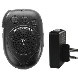 Interceptor Bluetooth Speaker Microphone with Dual PTT 2-Pin for Motorola R2