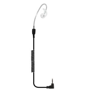 Fox Listen-Only Earpiece Clear Short-Tube 2.5mm for 2.5mm Connector