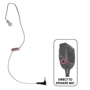 Whisper Covert Listen-Only Earpiece 3.5mm for 3.5mm Speaker-Mic Connector