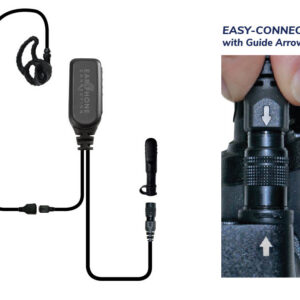 Hawk M1 Tubeless Lapel Microphone Clear Easy-Connect