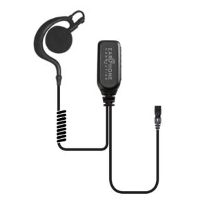 Owl Large-Speaker Earhook Lapel Microphone Replacement Easy-Connect