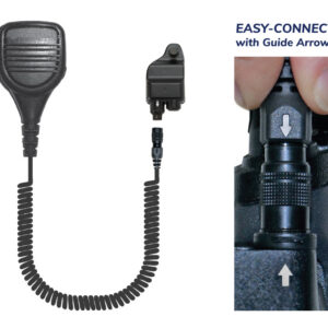 Rhino Speaker Microphone Easy-Connect 3.5mm for Harris P5300/P5400/P5500