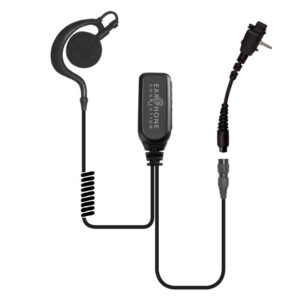Owl Large-Speaker Earhook Lapel Microphone Quick-Release for Vertex VX-150/VX-160/VX-180