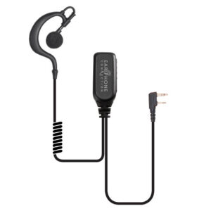 Falcon Earhook Lapel Microphone Small-Speaker 2-Pin for Kenwood NX220/NX240V/NX320