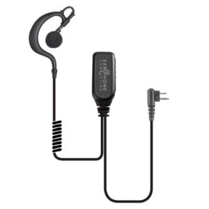 Falcon Earhook Lapel Microphone Small-Speaker 2-Pin for Motorola R2