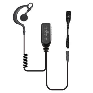 Falcon Earhook Lapel Microphone Small-Speaker Quick-Release for Hytera PD782/PD780/PD580
