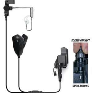 Cougar Two-Wire Microphone Clear Easy-Connect for Motorola XTS1500/XTS2000/XTS2500