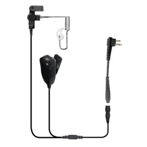 Cougar Two-Wire Microphone Clear Quick-Release for Hytera HYT2100/TC446/TC500
