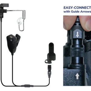 Black Diamond Cougar Two-Wire Microphone Easy-Connect for Tait