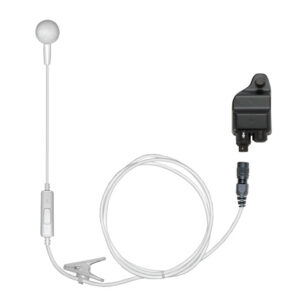 iBud PTT Single-Earbud Surveillance Kit Easy-Connect for Harris P5300/P5400/P5500