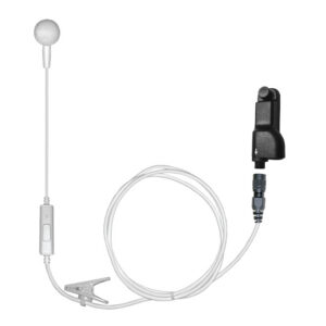 iBud PTT Single-Earbud Surveillance Kit Easy-Connect for Motorola APX NEXT/APX1000/APX2000