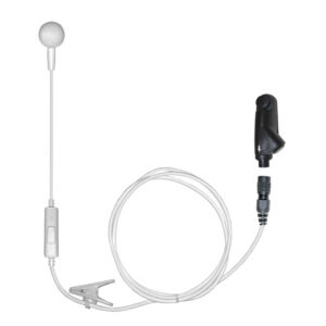 iBud PTT Single-Earbud Surveillance Kit Easy-Connect for Harris XG-100/XL-150/XL-185